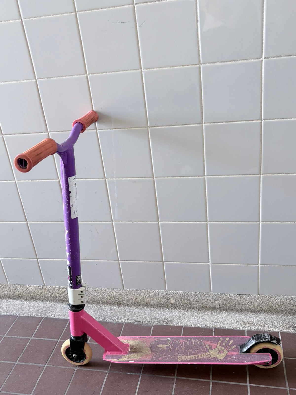 Slamm stuntstep (5-8 jaar), Ophalen, Gebruikt, Gewone step