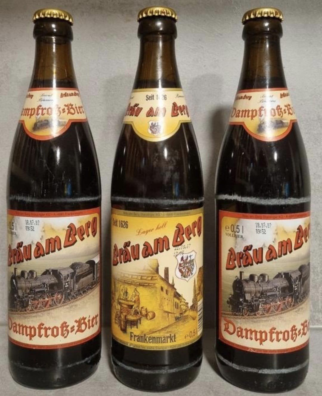 3 Oostenrijkse Bieren, Frankenmarkt, Bräu am Berg – 3x 2007, Verzamelen, Biermerken, Ophalen of Verzenden, Zo goed als nieuw, Flesje(s)