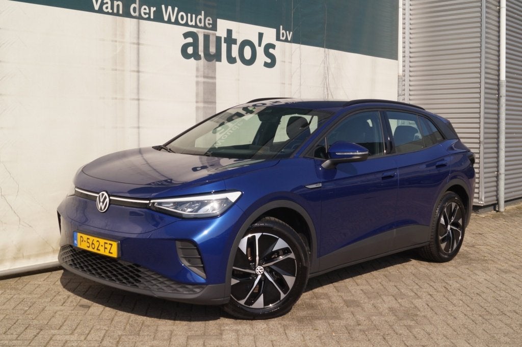 Volkswagen ID.4 Pro 77 kWh -SOH95%-NAVI-ECC-PDC-TREKHAAK-, Auto's, Volkswagen, Automaat, 0 cilinders, Gebruikt, Blauw