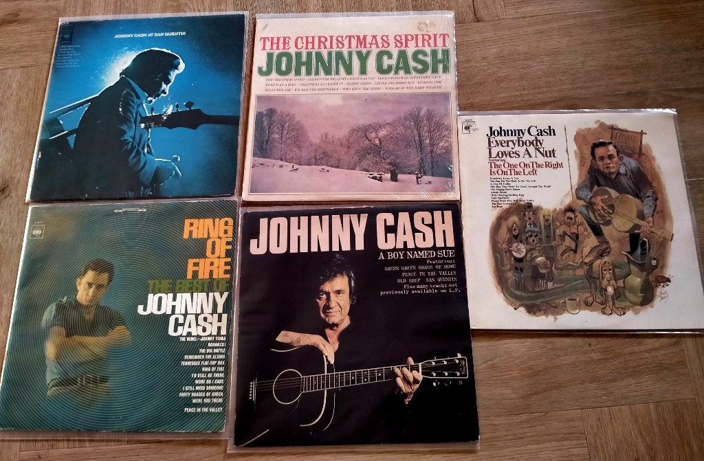 5x lps Johnny Cash, Ophalen of Verzenden, Gebruikt, 12 inch