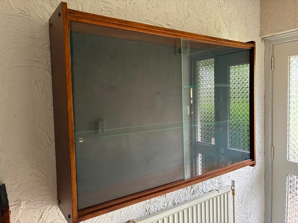medaillekast, Huis en Inrichting, Kasten | Vitrinekasten, Ophalen, 100 tot 150 cm, 100 tot 150 cm, Zo goed als nieuw