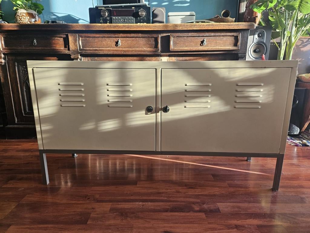 Mooie functionele ikea locker, lage kast wit., Ophalen, Gebruikt, 25 tot 50 cm, 50 tot 100 cm