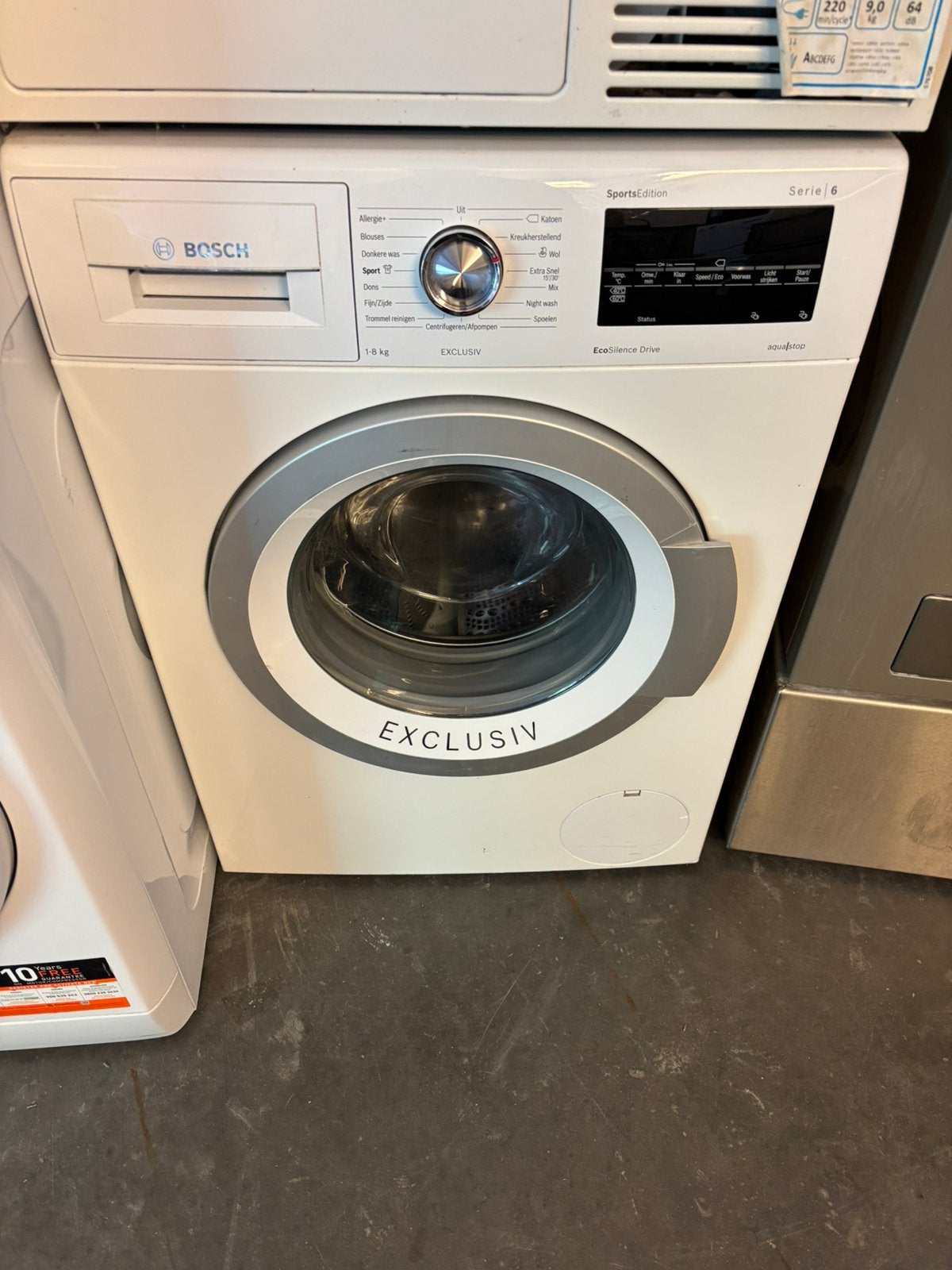 Bosch serie6 en siemens IQ500 1400 toeren 8kg wasmachines, Ophalen, 1200 tot 1600 toeren, 8 tot 10 kg, Zo goed als nieuw