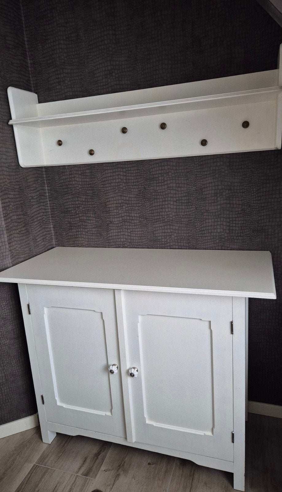handgemaakte commode plus regaal, Ophalen, Gebruikt, 50 tot 70 cm, 100 cm of meer