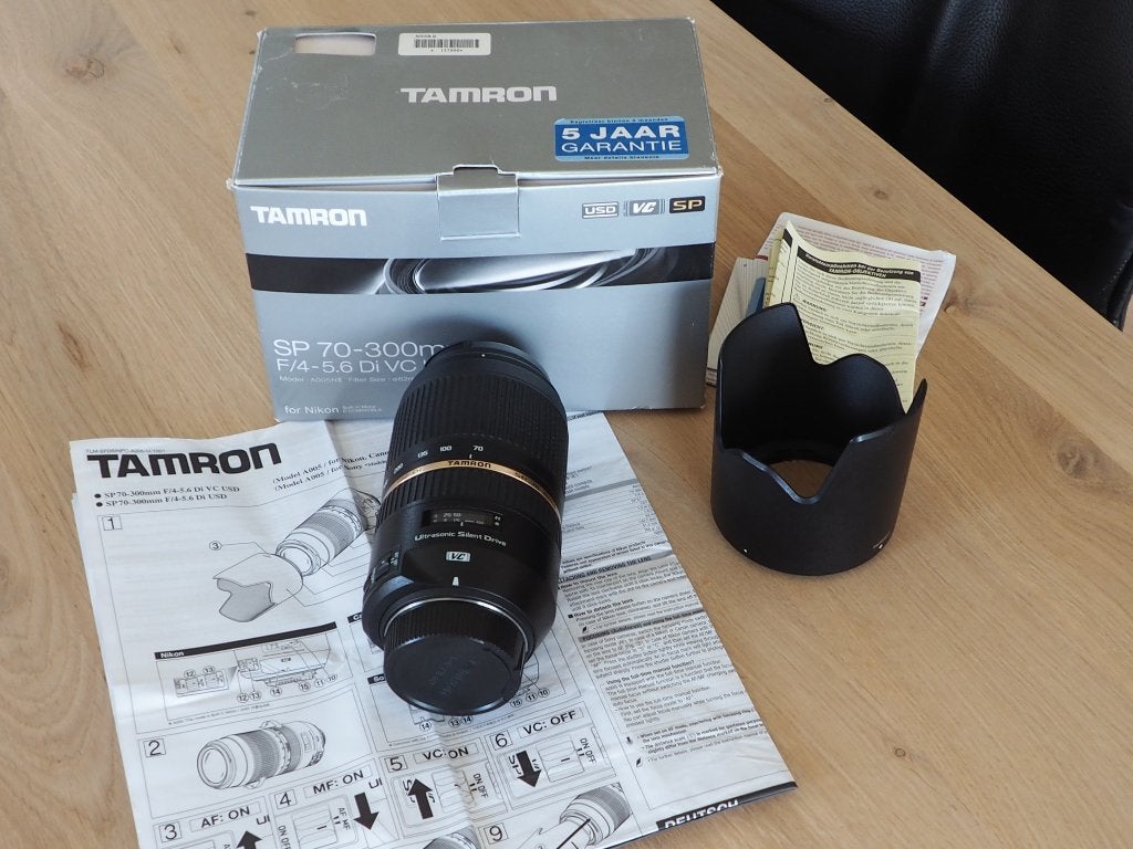 Tamron 70-300mm F/4-5.6 Di VC USD ( Nikon ), Overige merken, Zo goed als nieuw, Nikon F-mount, Telelens