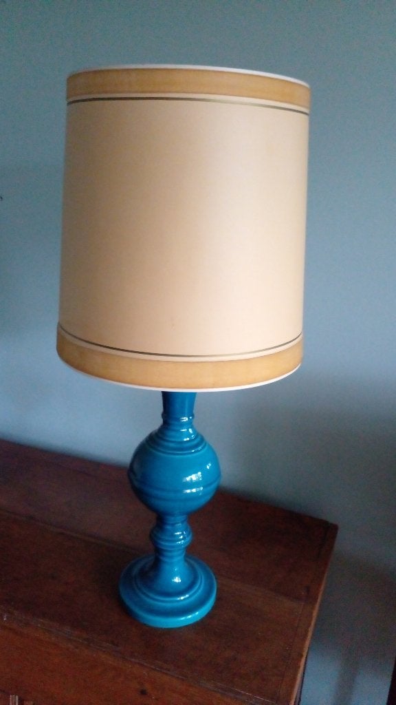 Lamp, Ophalen of Verzenden, Zo goed als nieuw, Steen/keramiek, E27 (groot)