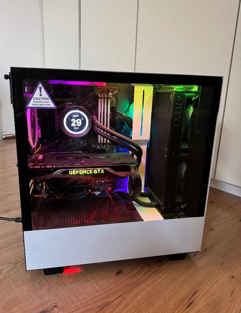 Game PC | i9-9900K | GTX 1080 | 32GB | NZXT Kraken Z63, Computers en Software, Ophalen, Gebruikt, 32 GB, Intel Core i9