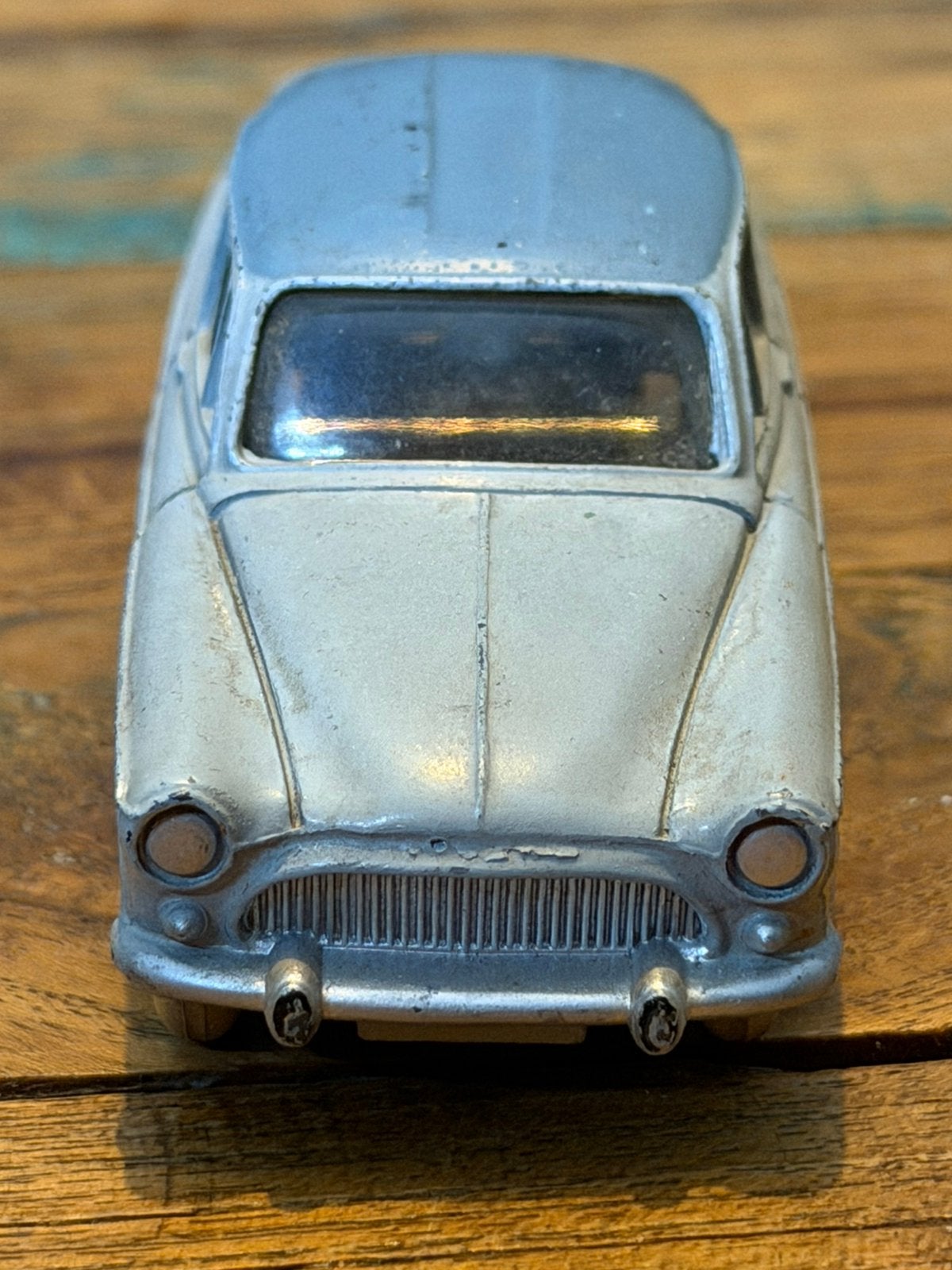 Dinky Toys 544 Simca Aronde P60 – blauwgrijs dak, Ophalen of Verzenden, Gebruikt, Auto, Dinky Toys