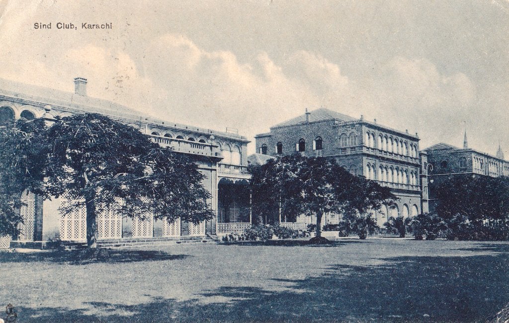 1916 PAKISTAN -KARACHI - SIND CLUB, Verzenden, Voor 1920, Gelopen, Buiten Europa