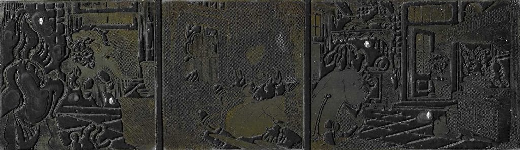 Originele drukplaten/cliché Tom Poes en Olivier B. Bommel, Verzamelen, Ophalen of Verzenden, Olivier B, Bommel en Tom Poes, Gebruikt