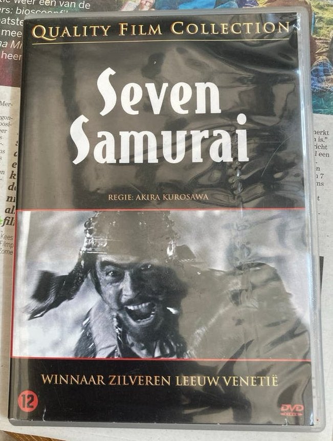 Seven Samurai - Akira Kurosawa (DVD), Cd's en Dvd's, Vanaf 12 jaar, Ophalen of Verzenden, Zo goed als nieuw, Inclusief doosje