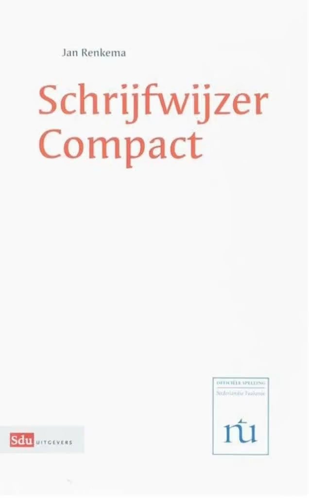Schrijfwijzer Compact (Jan Renkema), Boeken, Ophalen of Verzenden, Zo goed als nieuw