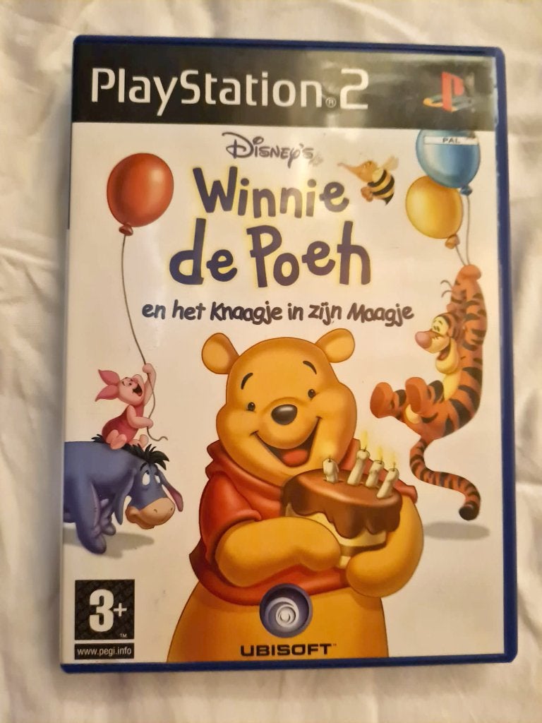 Winnie de poeh en het knaagje in zijn maagje ps2, Puzzel en Educatief, Gebruikt, 1 speler, Ophalen of Verzenden