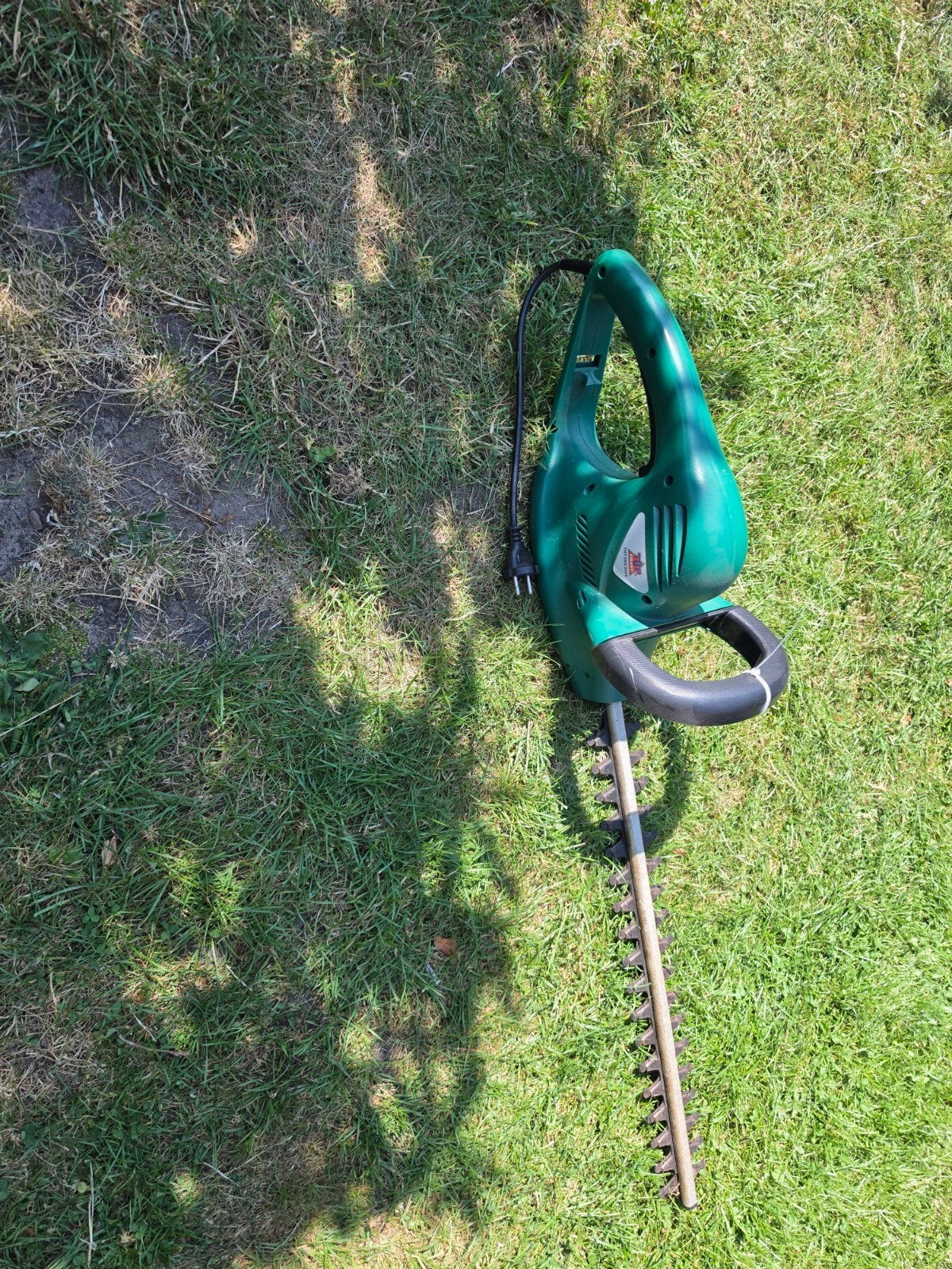 Te koop een goedwerkende heggenschaar, Ophalen, Gebruikt, Elektrisch, Topcraft