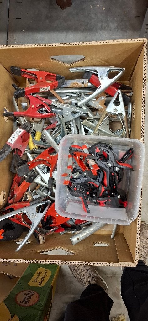 Marktkraam klemmen, Doe-het-zelf en Verbouw, Ophalen of Verzenden, Gebruikt, Klem
