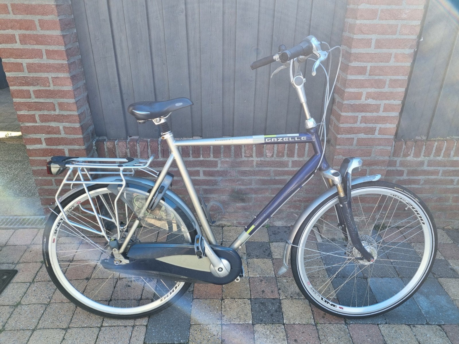 Gazelle Chamonix herenfiets 28 inch, Ophalen, Gebruikt, Versnellingen, 65 cm of meer