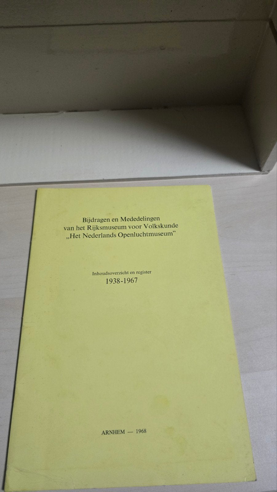 Bijdragen Mededelingen Nederlands Openluchtmuseum 1938-19, Boeken, Ophalen of Verzenden, 20e eeuw of later, Gelezen