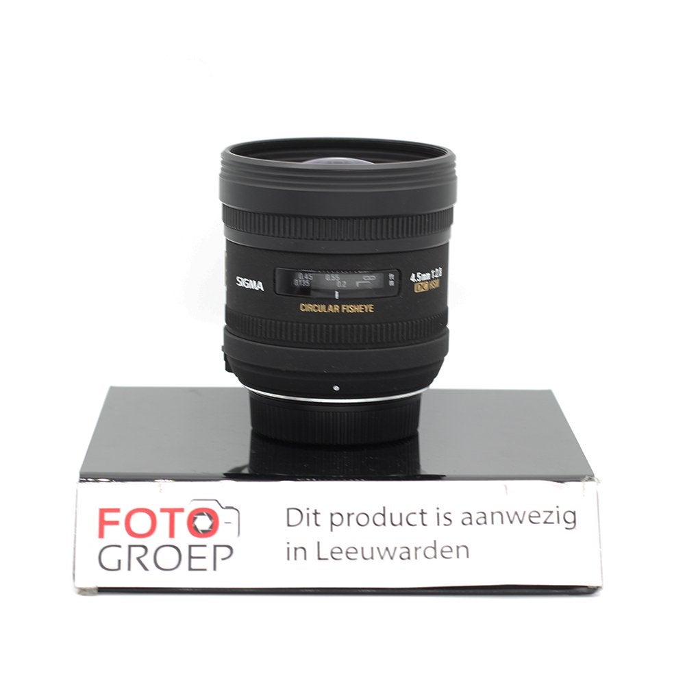 Sigma 4.5mm F2.8 EX DC Fisheye HSM Nikon F (Leeuwarden), Audio, Tv en Foto, Fotografie | Lenzen en Objectieven, Niet ingevuld