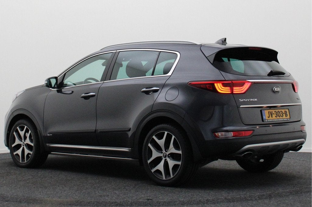 Kia Sportage 1.6 T-GDI 4WD GT-Line Automaat Panoramadak, Lee, Auto's, Kia, Gebruikt, 4 cilinders, Bedrijf, Vierwielaandrijving