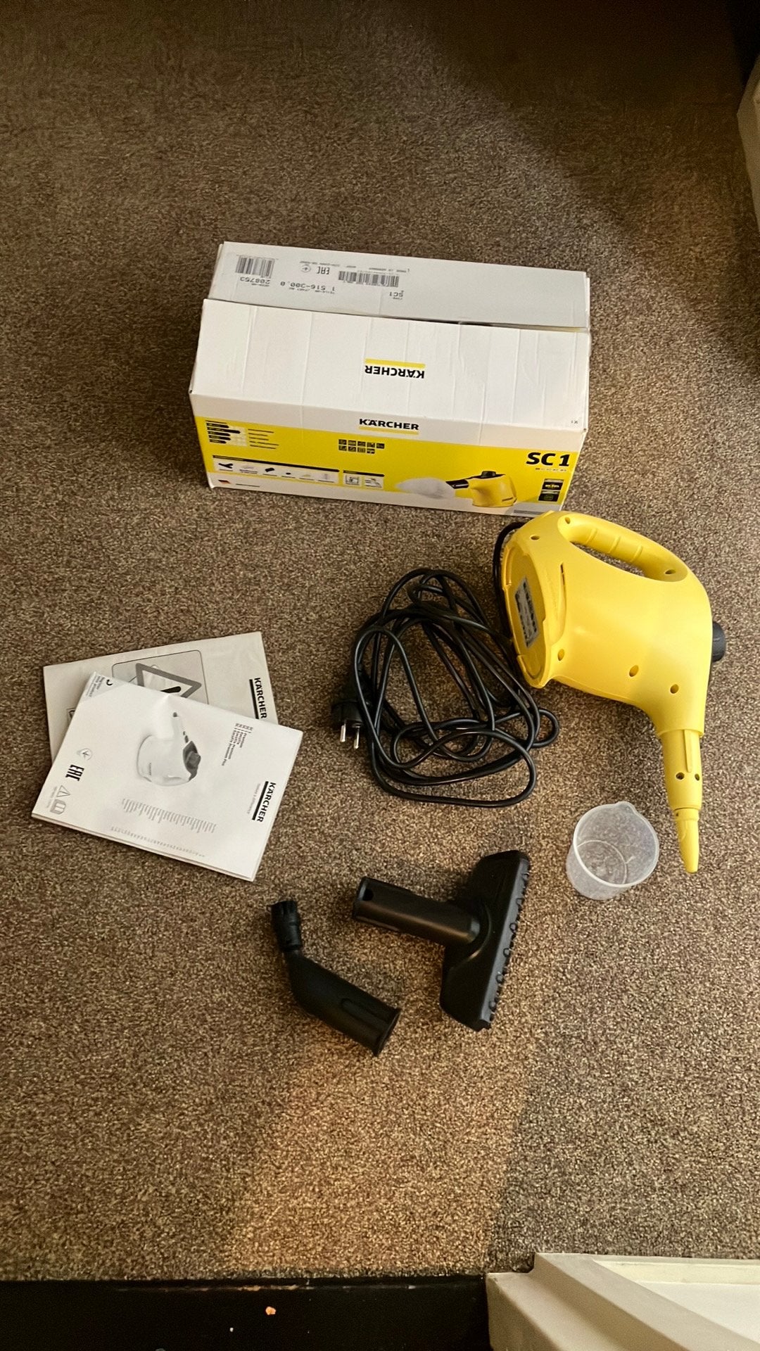 Karcher stoomreiniger zgan, Ophalen of Verzenden, Zo goed als nieuw, Stoomreiniger