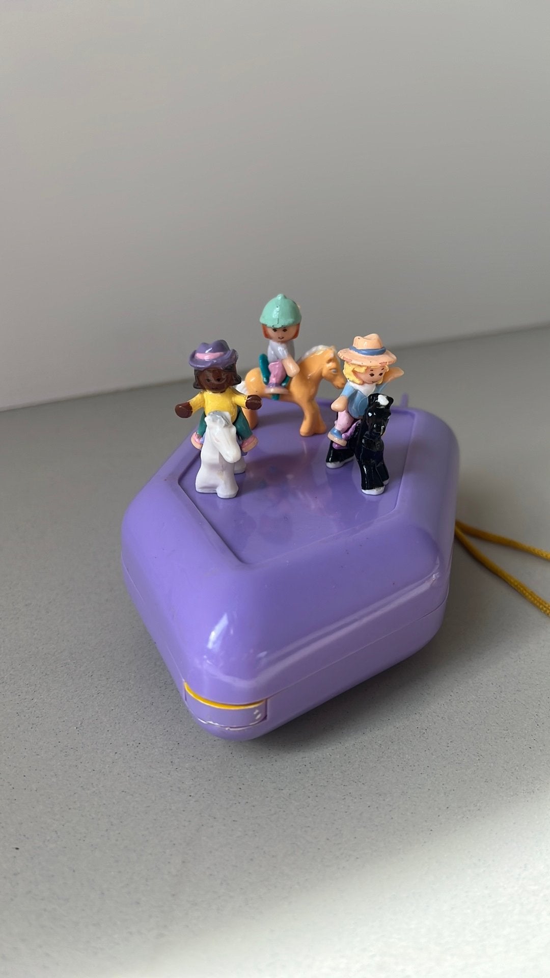 Vintage Polly poppetjes met paardjes, Ophalen of Verzenden, Gebruikt, Overige typen
