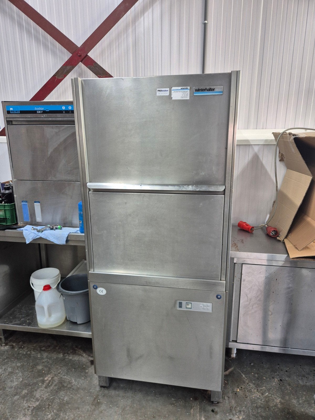Winterhalter GS 660 vaatwasser, Gebruikt, Minder dan 85 cm, Bake Motion Service, 60 cm of meer