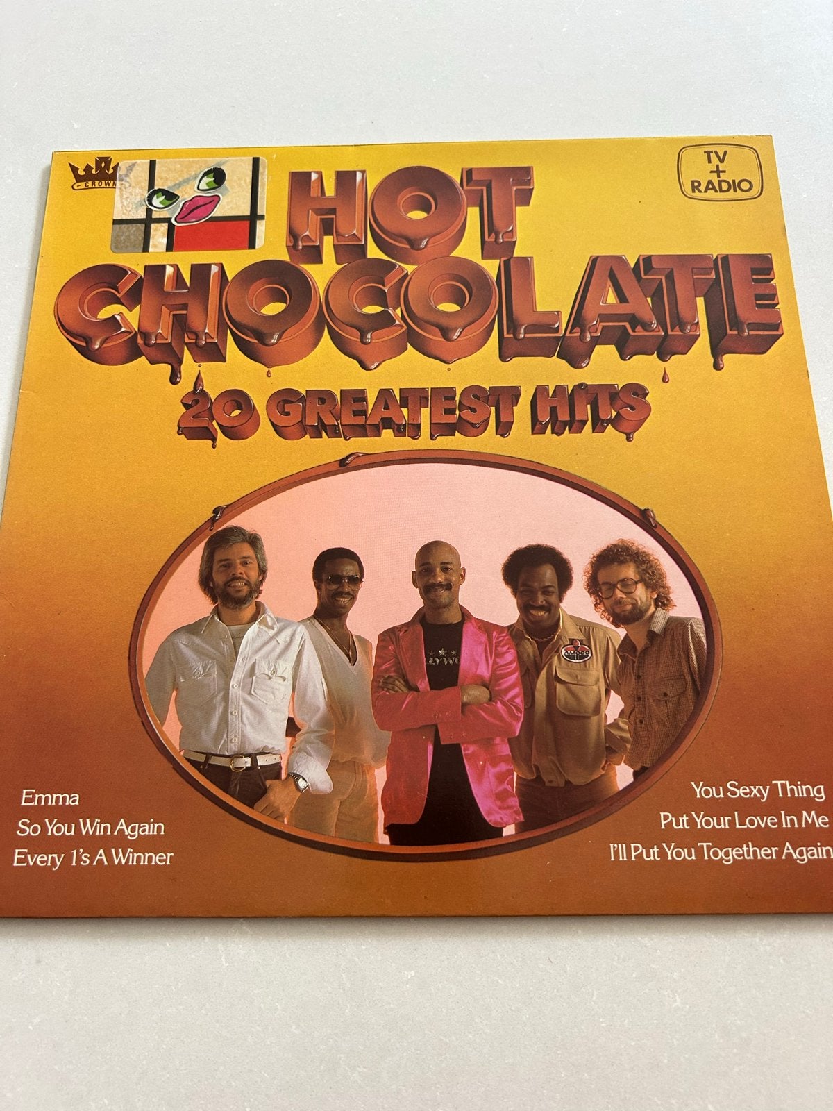 Hot Chocolate - 20 Greatest Hits LP (krasvrij), Cd's en Dvd's, Vinyl | Pop, LP, Pop, Ophalen of Verzenden, Zo goed als nieuw