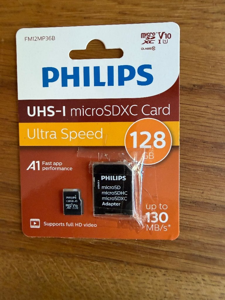 Philips GEHEUGENKAART, Audio, Tv en Foto, Philips, Videocamera, Geschikt voor Full HD video, Nieuw