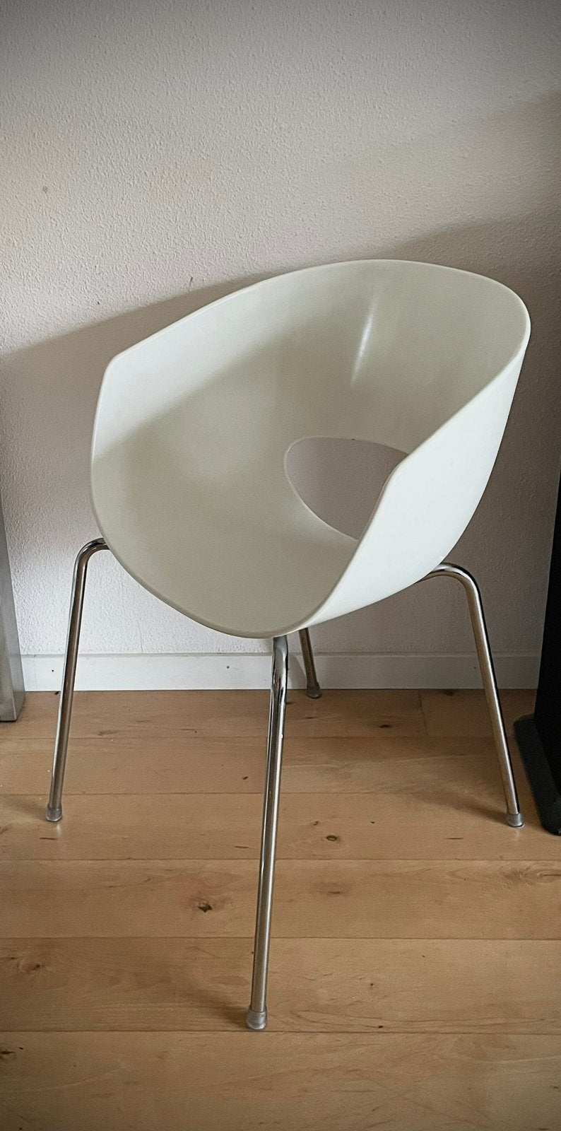 Sintesi Orbit - Large retro vintage design stoel, Huis en Inrichting, Ophalen of Verzenden, Zo goed als nieuw, Wit, Eén