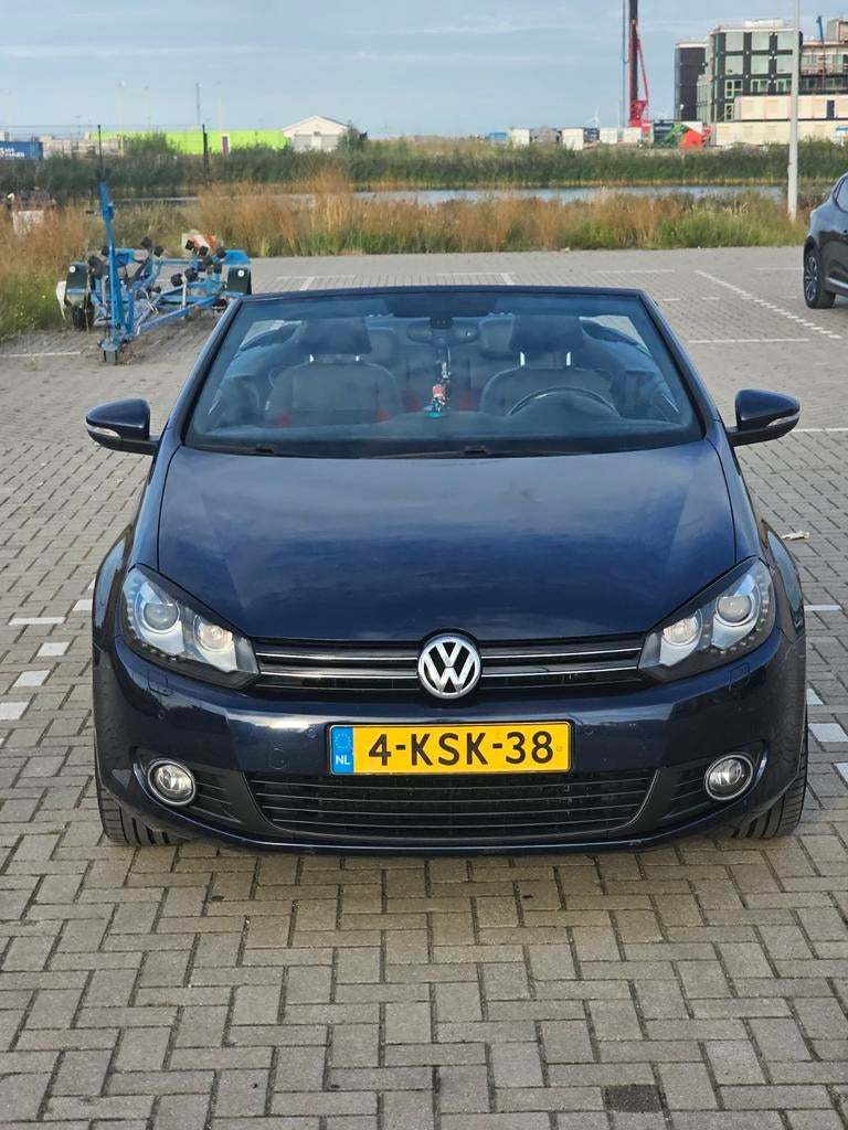 Volkswagen Golf 1.4 TSI 118KW Cabrio 2012 Blauw, Auto's, Voorwielaandrijving, 4 cilinders, Cabriolet, 1384 kg