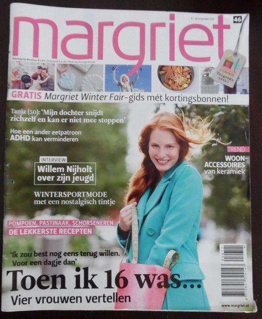 Margriet nr. 46 - november 2011, Ophalen of Verzenden, 1980 tot heden, Nederland, Tijdschrift