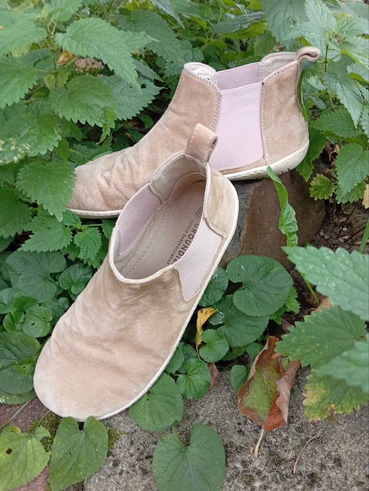 barefoot schoenen van groundies, Ophalen, Groundies, Zo goed als nieuw, Instappers