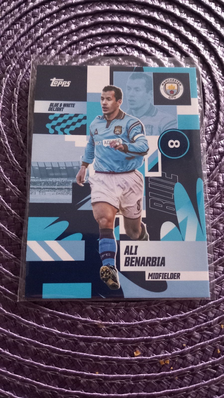 Ali Benarbia Manchester City Topps FC Spelerskaart, Ophalen of Verzenden, Nieuw, Buitenlandse clubs, Spelerskaart