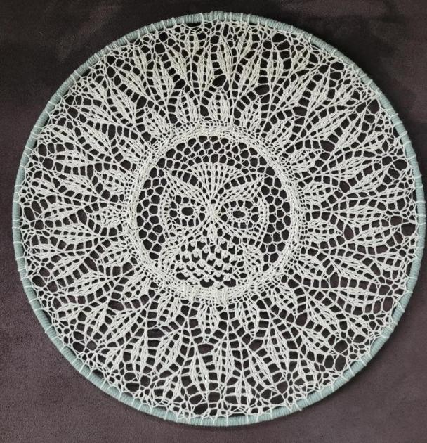 Gehaakte Mandala Uil, Textiel, Nieuw, Ophalen of Verzenden, 35 cm