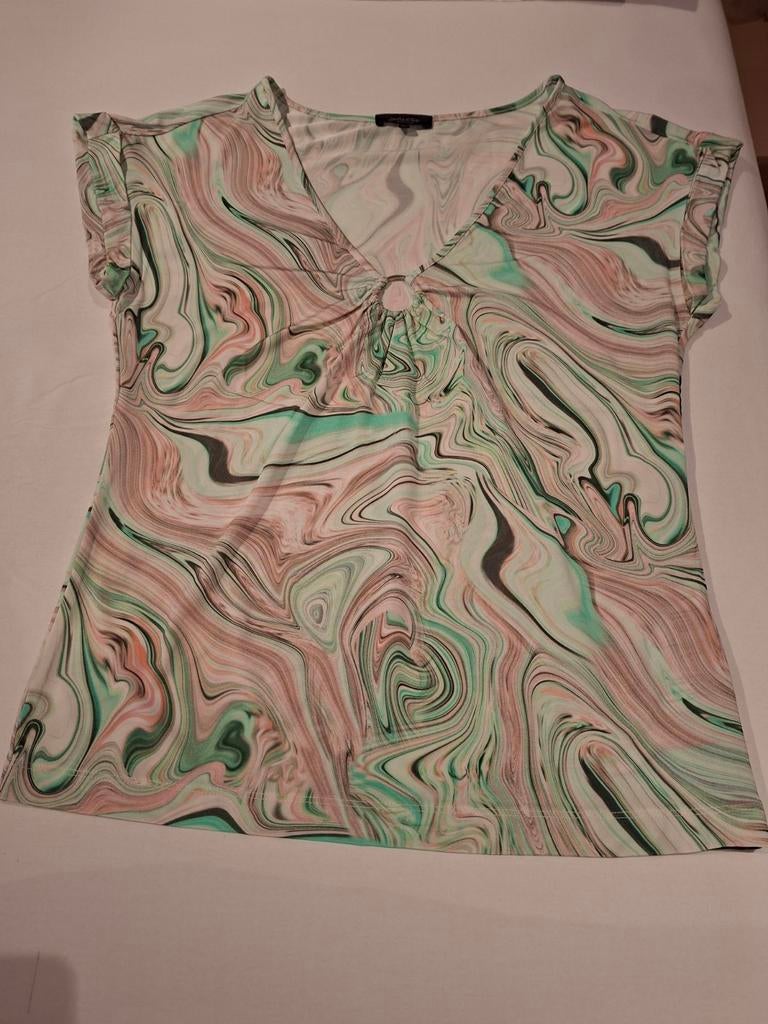 Tshirt-top . Claudia Strater ., Ophalen of Verzenden, Zo goed als nieuw, Korte mouw, Maat 36 (S)