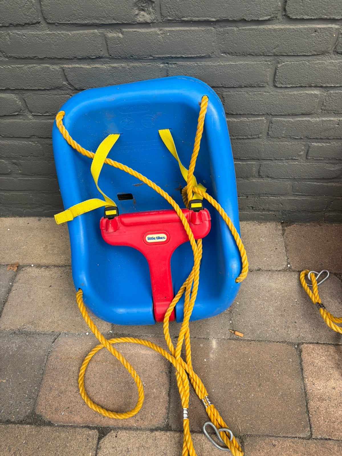 Little Tikes babyschommel roze met veiligheidsgordel, Ophalen of Verzenden, Gebruikt