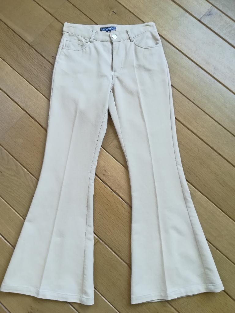 EXIT broek zand flared pijpen CORI JR PANTS maat 152 - nieuw, Broek, Meisje, Nieuw, Ophalen of Verzenden