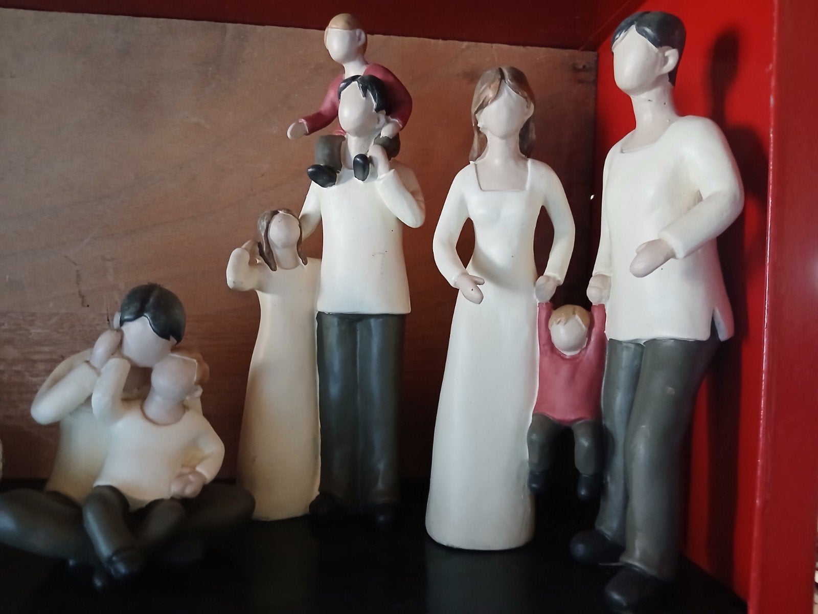 Beeldengroep Steengoed Familiefiguren, Ophalen of Verzenden, Zo goed als nieuw