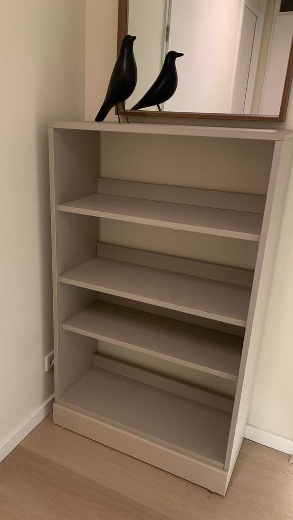 Ikea Havsta open kast grijsbeige grenenhout, Ophalen, Met plank(en), 50 tot 100 cm, Zo goed als nieuw