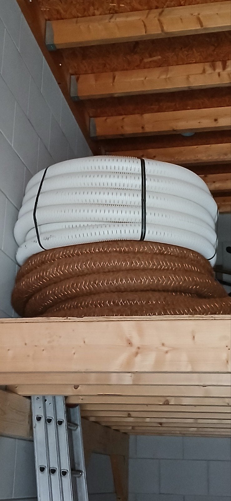 Drainagebuis 8 cm, 2x 50m, biologisch afbreekbaar, Ophalen, Overige materialen, 6 meter of meer, Overige typen