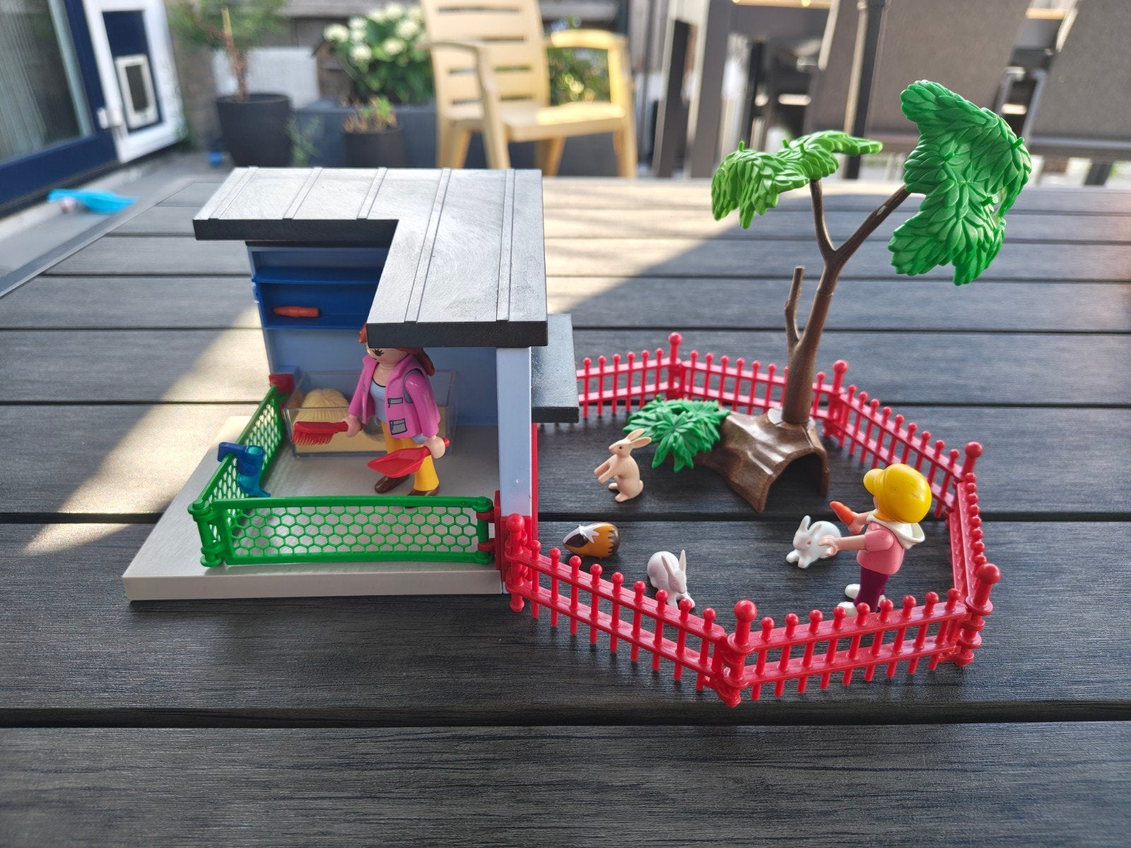Playmobil Dierenverblijf met konijnen en cavia's, Ophalen of Verzenden, Gebruikt, Jongen of Meisje