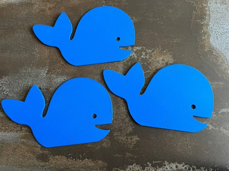 Muurdecoratie Walvis, Ophalen of Verzenden, Zo goed als nieuw, Wanddecoratie