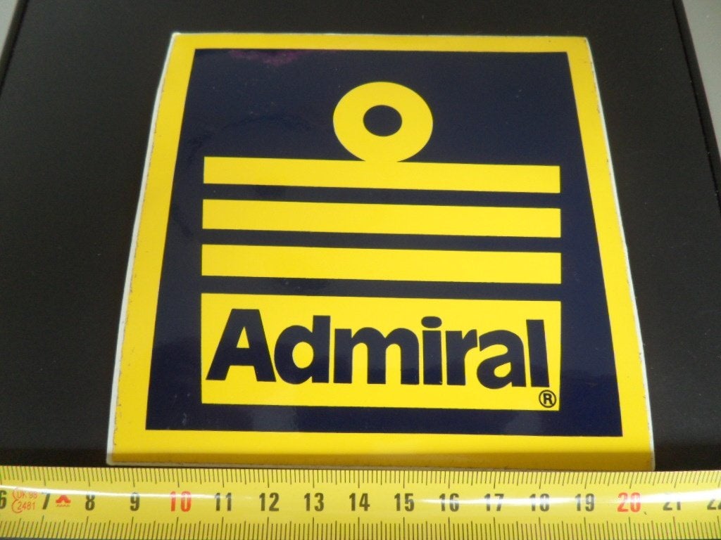sticker Admural  *, Ophalen of Verzenden, Zo goed als nieuw