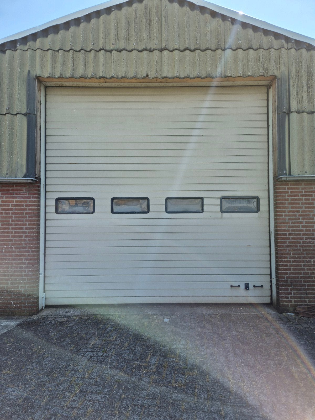 Horman Sectionaal Garagedeur - 404x392cm - Bouwjaar 1991, Ophalen, Gebruikt, Garagedeur, 120 cm of meer
