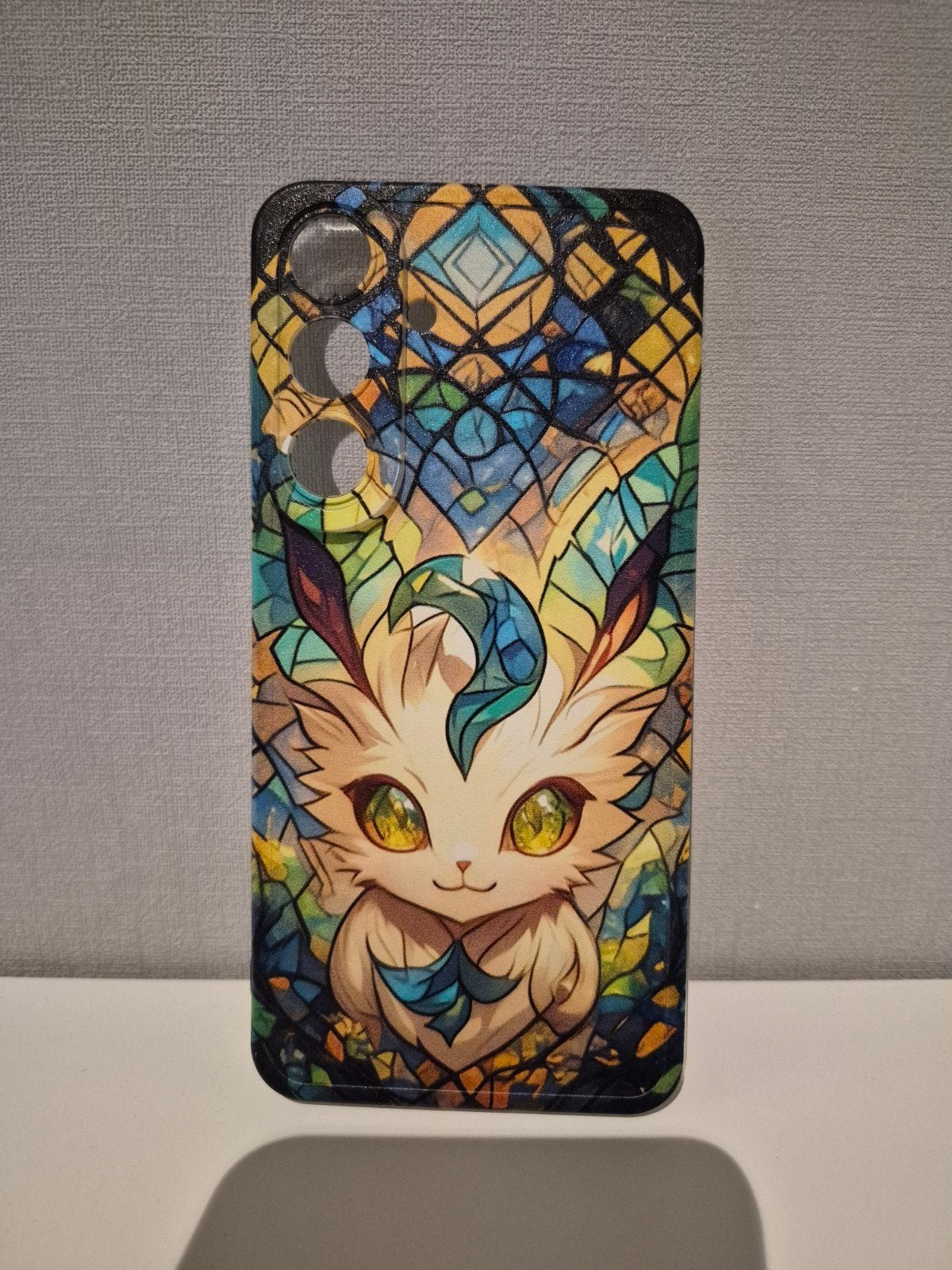 Samsung S25 FE Hoesje Pokemon Leafeon, Telecommunicatie, Ophalen of Verzenden, Zo goed als nieuw, Overige modellen, Frontje of Cover