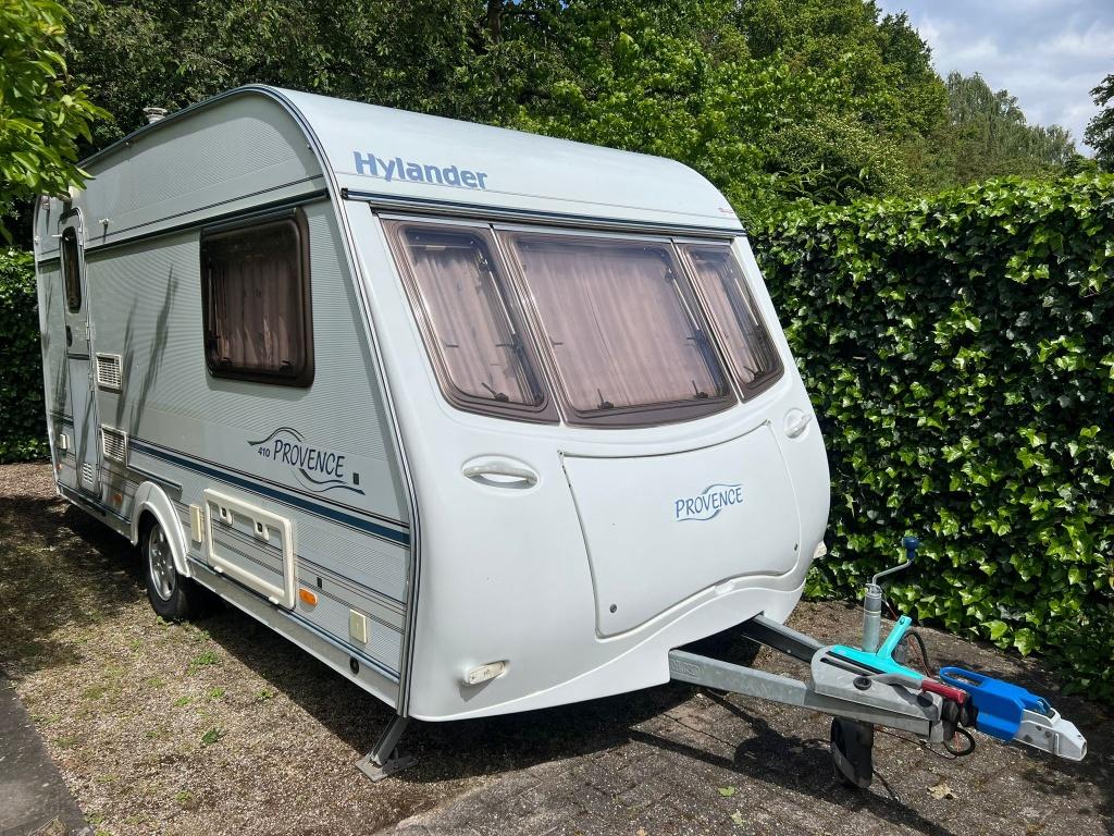 Hylander 410 Provence incl. voortent per direct beschikbaar, Overige merken, Standaardzit, Particulier, Lengtebed