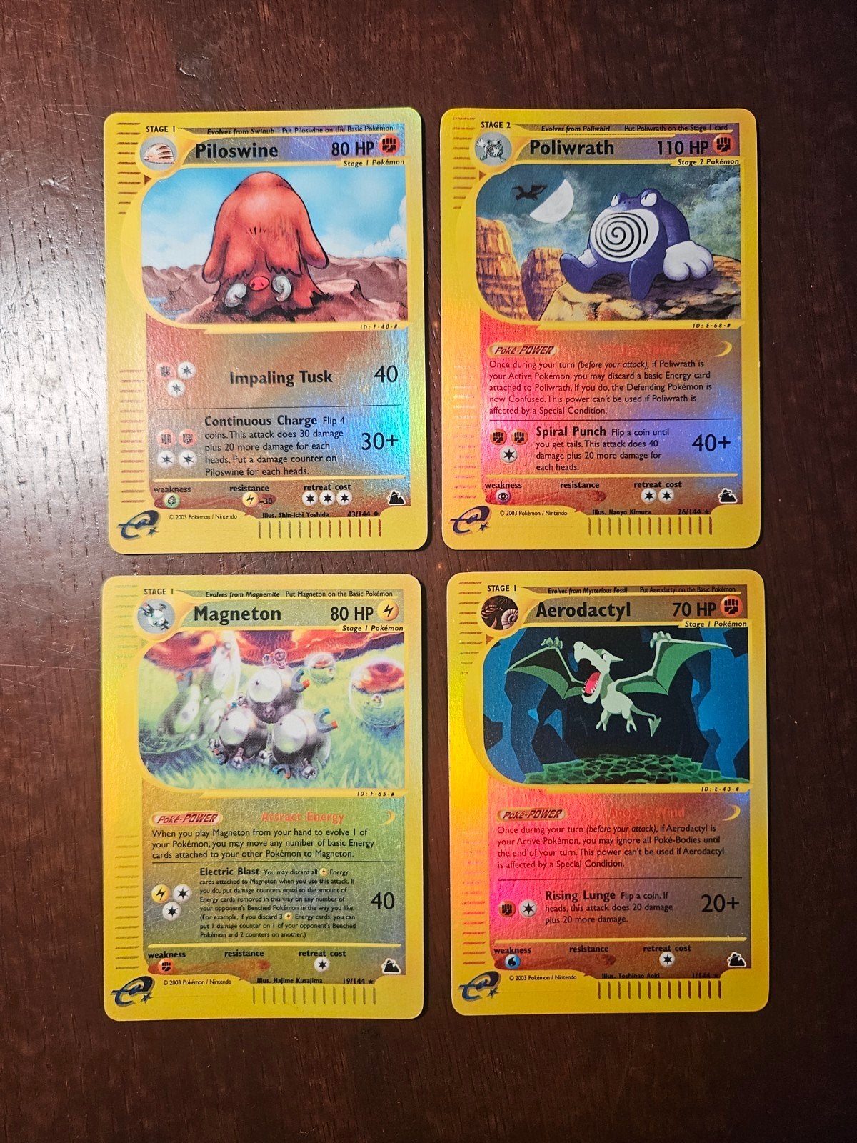 Skyridge set Reverse HOLO., Ophalen of Verzenden, Zo goed als nieuw, Meerdere kaarten