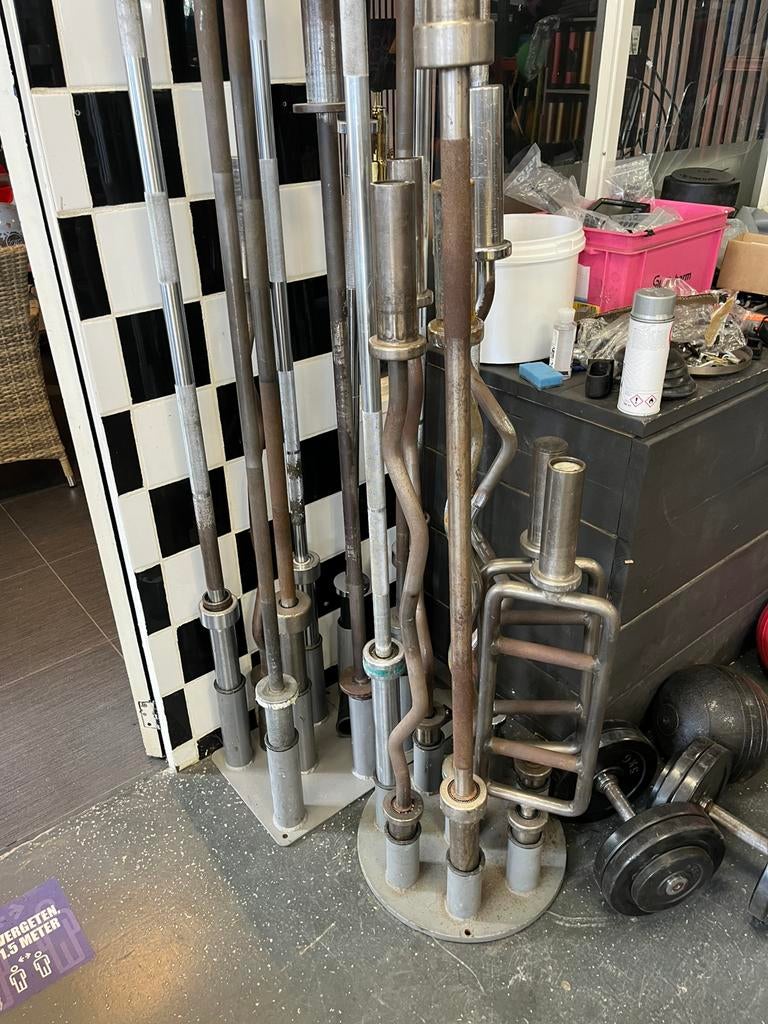 Uitzoeken Olympische halter stangen 50 mm sbar ez curl stang, Ophalen, Gebruikt, Halterstangen, Olympische halter stang