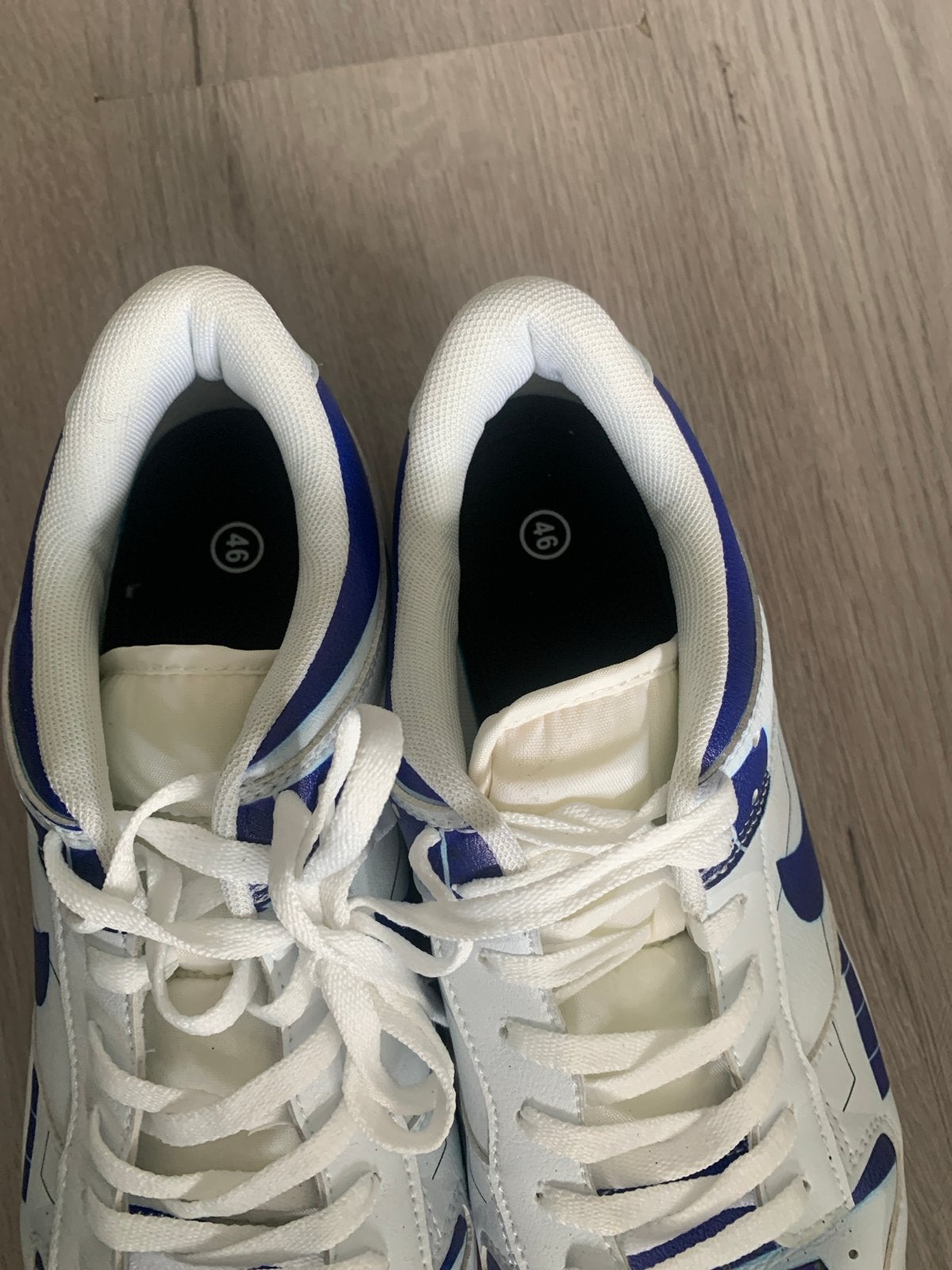 Nike Dunk Low R2-D2 Custom Sneakers - Maat 46, Ophalen, Zo goed als nieuw, Wit, Sneakers of Gympen