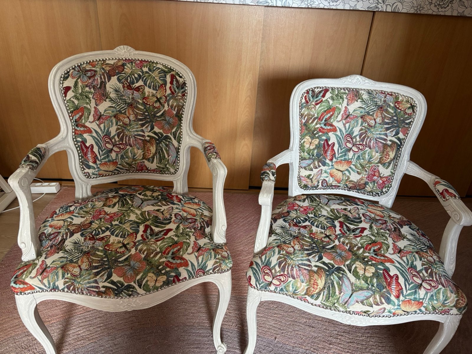 Louis xv stoelen, set van 2, ook  los te koop, Ophalen